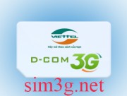 Sim 3g Viettel 120Gb dùng 10GB thỏa thích sử dụng 1 tháng cực sướng